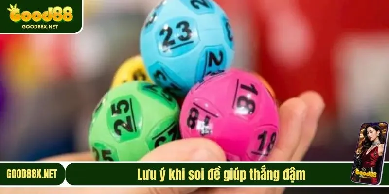 Lưu ý khi soi đề giúp thắng đậm
