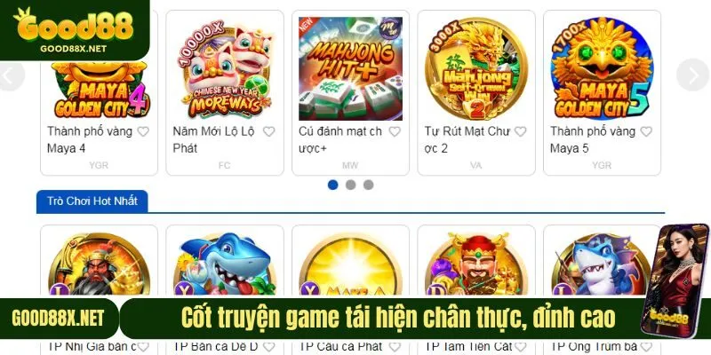 Cốt truyện game tái hiện chân thực, đỉnh cao