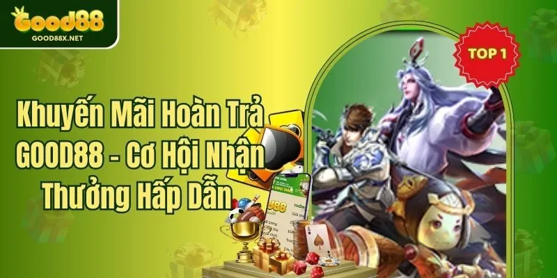 Khuyến Mãi Hoàn Trả GOOD88 - Cơ Hội Nhận Thưởng Hấp Dẫn